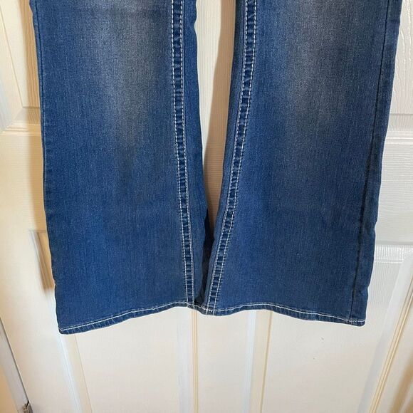 Sky Size 11 to 12 Youth Embroidered Western Boot Cut Jeans - Picture 4 of 10